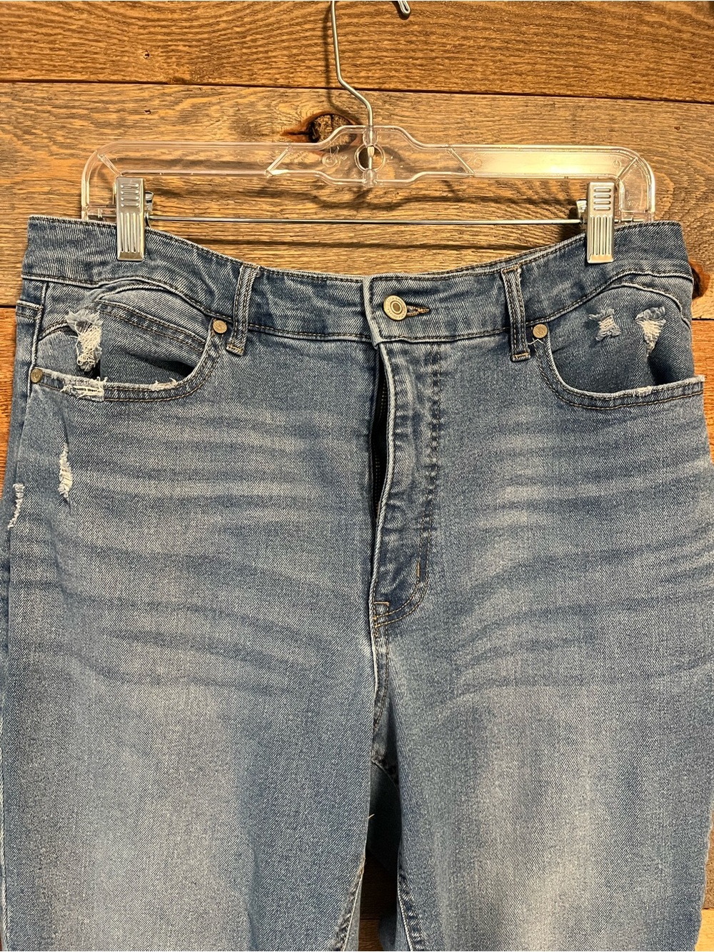 Sofia Jeans by Sofia Vergara Distressed Light Blue Jeans Size 14 - Picture 2 of 6